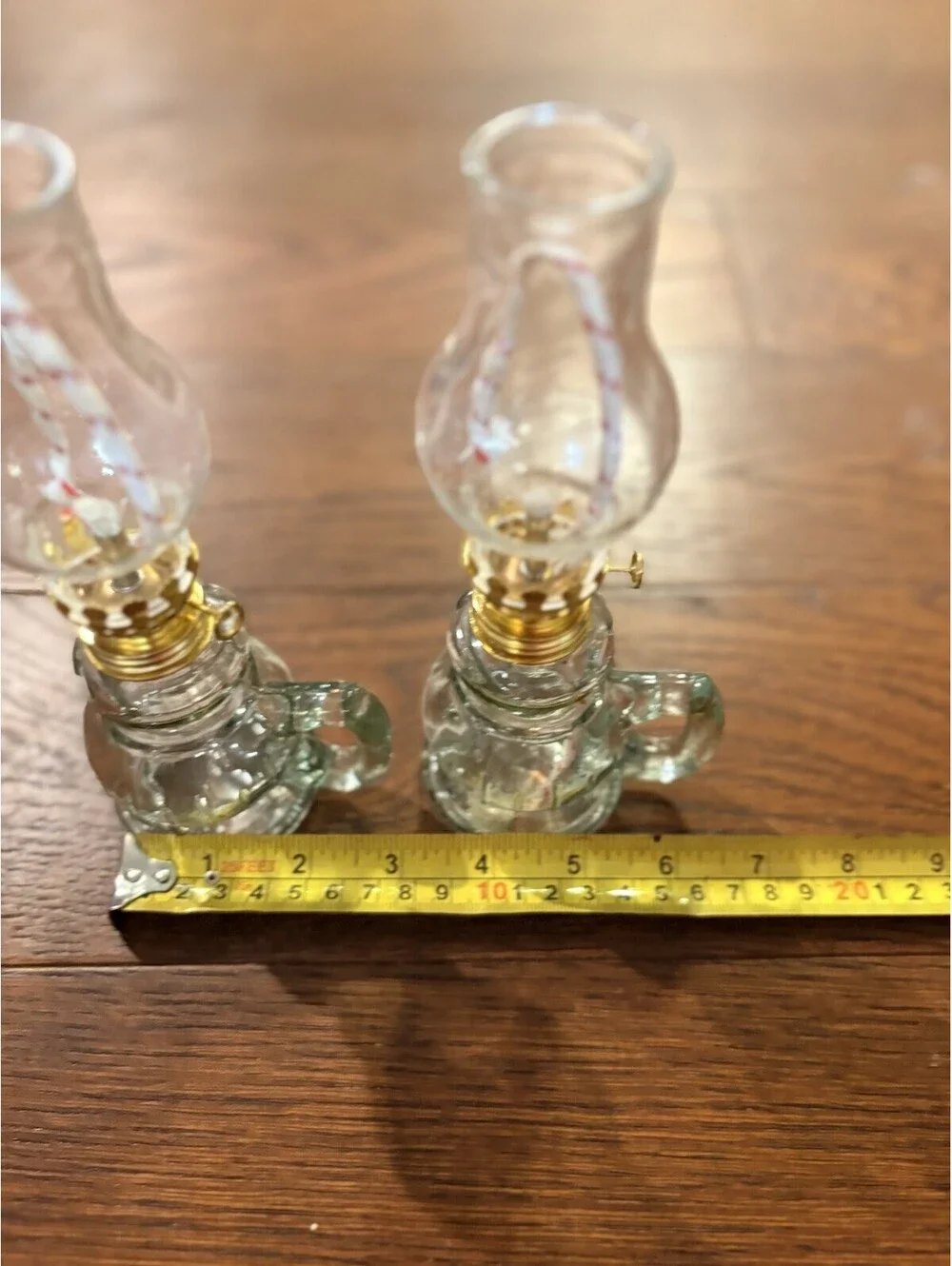 Rustic Oil Lamp Lantern Vintage Glass Kerosene Chamber Oil Lighting Lantern Home